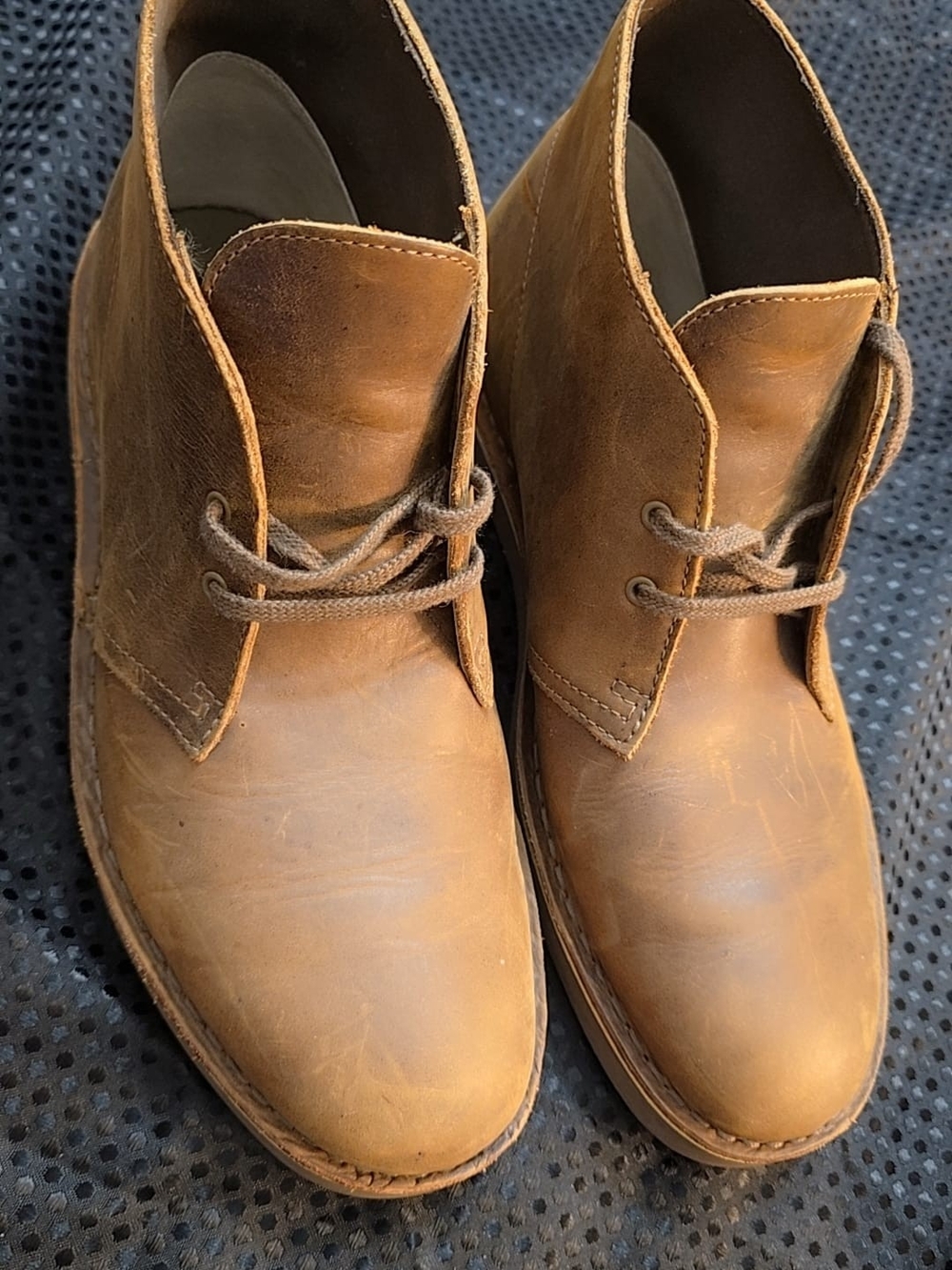 Clarks Brown Leather Men's Chukka Boots